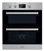 Indesit Oven Double Built Under Stainless Steel
