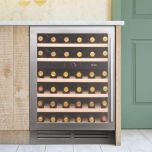 Caple Wine Cabinet 595mm Classic 2 Zone St/Steel