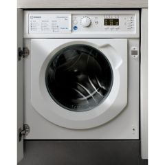 Indesit Integrated Washing Machine 1200Spin 8Kg LED