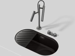 Blanco OOVALON, Velgranit Undermount Mystic Black