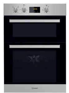 Indesit Oven Double Built In Stainless Steel