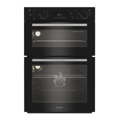 Indesit Oven Double Black