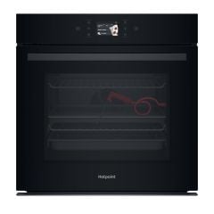 Hotpoint Single Oven Pyrolytic/Hydro (Pizza/Air Fry/Food Probe) BLACK