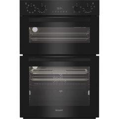 Hotpoint Double Oven (Fan Oven/Catalytic Liners/Airfry Function) Black