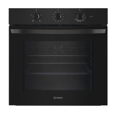 Indesit Oven Single Black