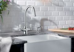Blanco Tap - Vicus Twin Lever Chrome