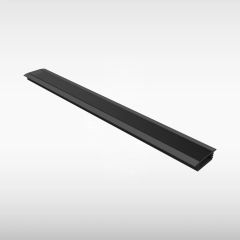 Sensio Profile Linia Recessed Black 2.5Mtr (+ 4x end caps)