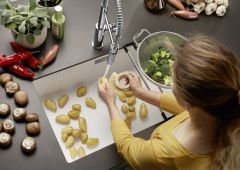 Blanco Subline 700-U/Mount Silgranit® PuradurII®