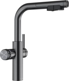 Blanco Drink System - Choice ICONA-L, Mixer Tap Satin Dark Steel