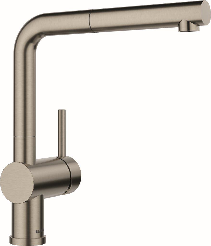 Blanco Tap - Linus-S RH HP Satin Platinum Mixer Tap