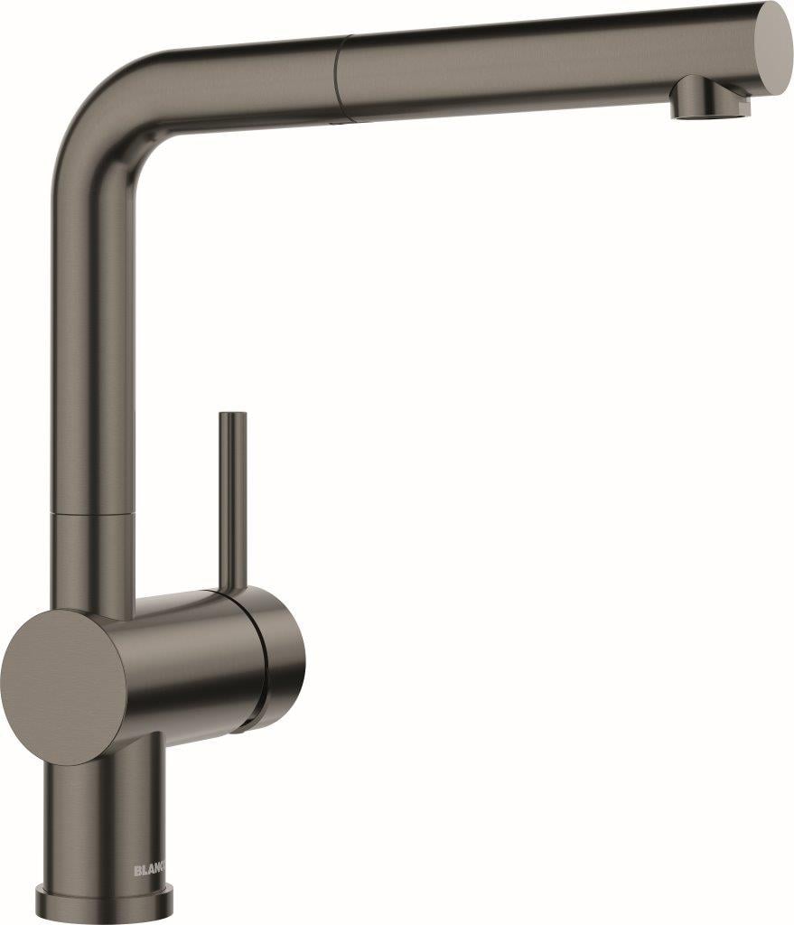 Blanco Tap LinusS RH HP Satin Dark Steel Mixer Tap